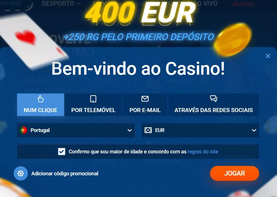 Mostbet casino portugal bonus de boas vindas