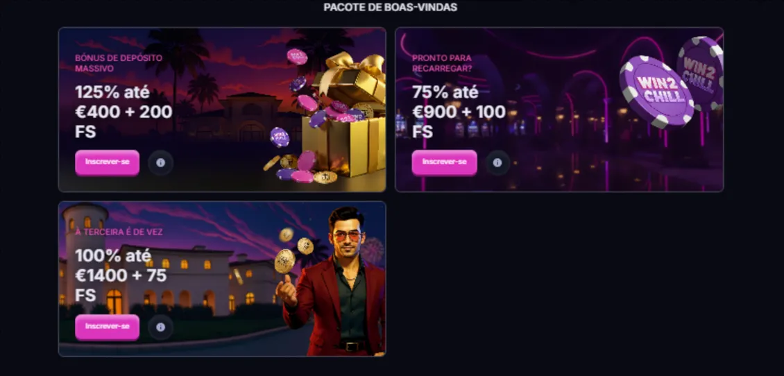 Win2Chill Casino — Bónus e Licença em Portugal